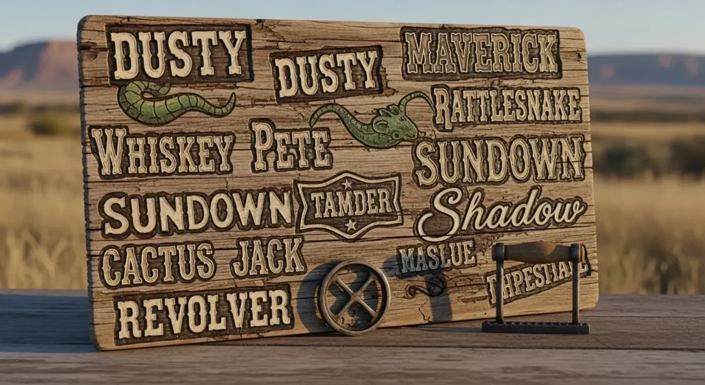 Cowboy-Themed Nicknames