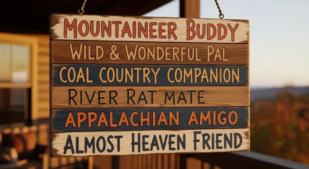 Friendly WV Nicknames for Best Friends