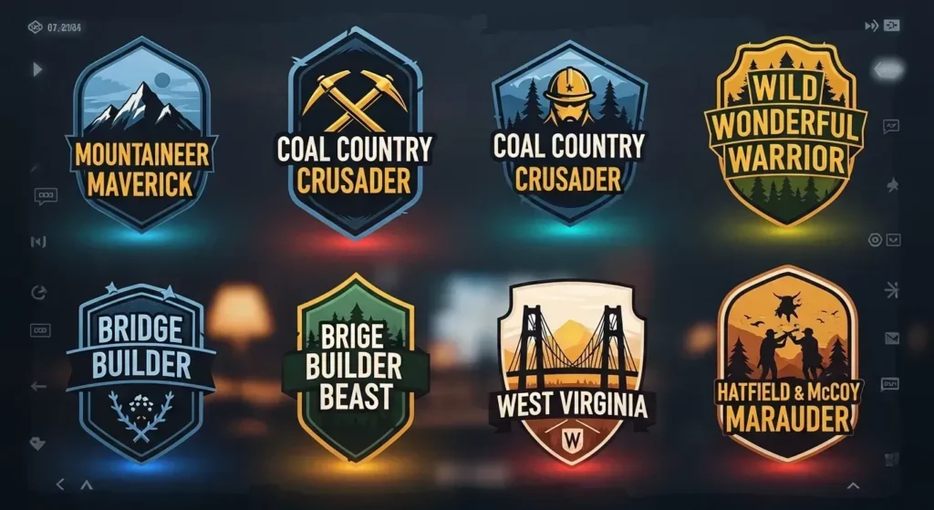 Gaming WV Nicknames for Players