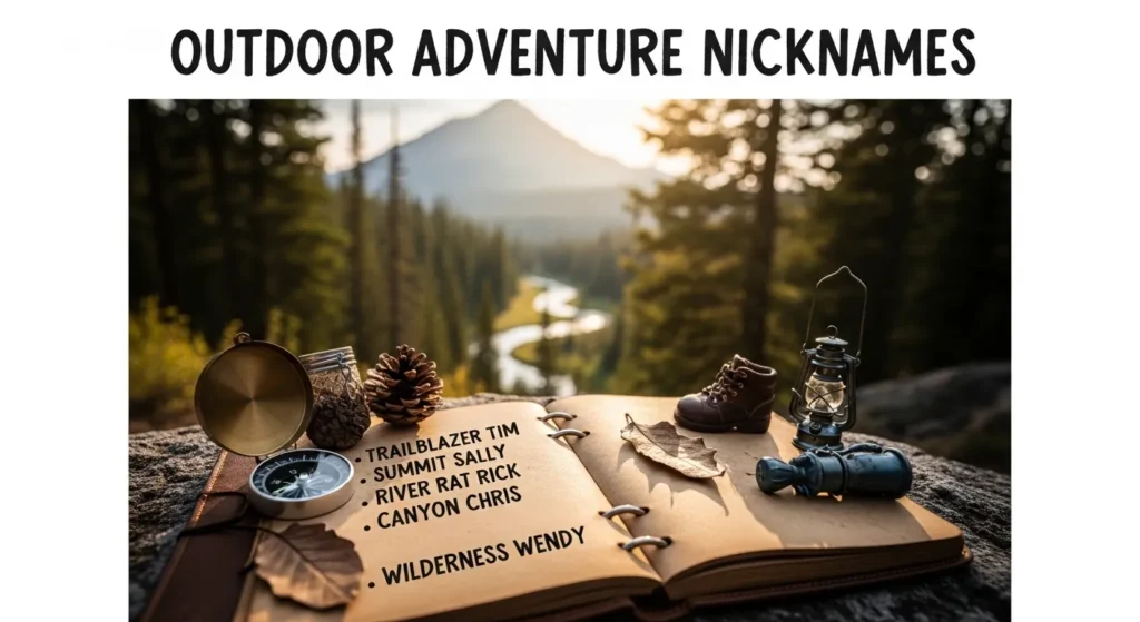 Outdoor Adventure Nicknames