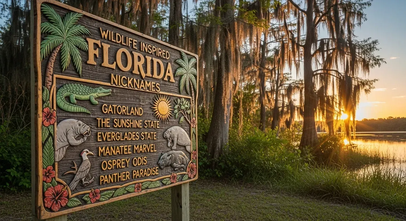 Wildlife Inspired Florida Nicknames
