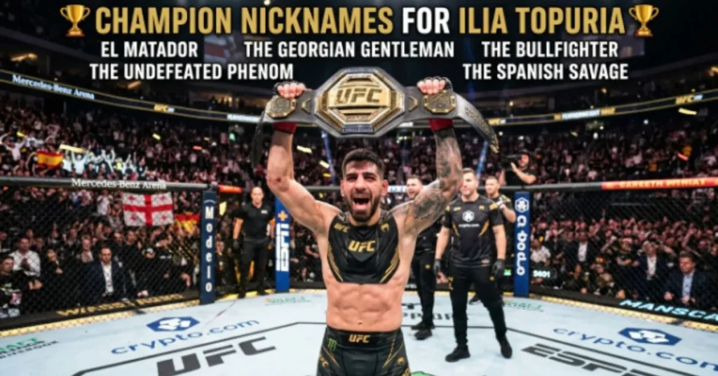 Champion Nicknames for Ilia Topuria