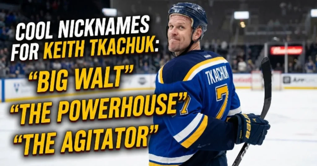 Cool Nicknames for Keith Tkachuk