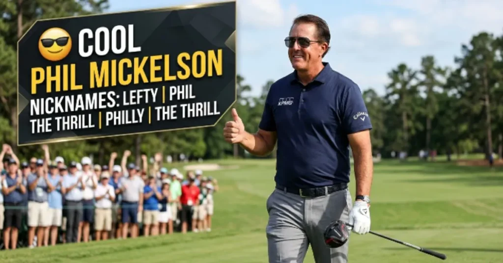 Cool Phil Mickelson Nicknames