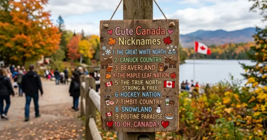 Cute Canada Nicknames