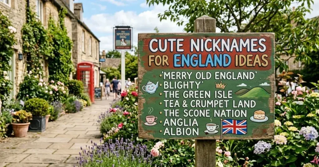 Cute Nickname for England Ideas