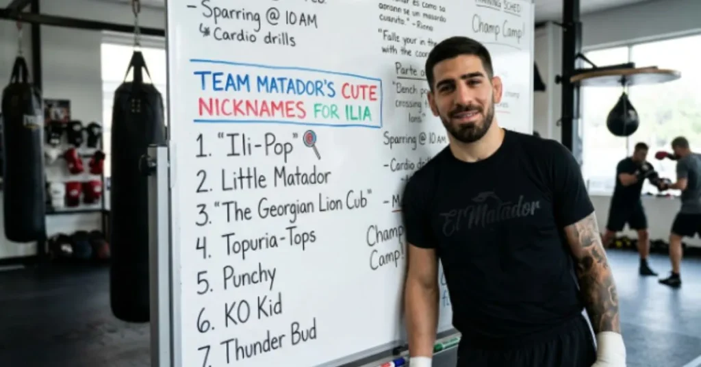 Cute Nicknames for Ilia Topuria