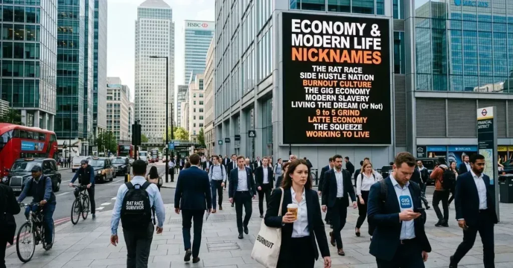 Economy & Modern Life Nicknames