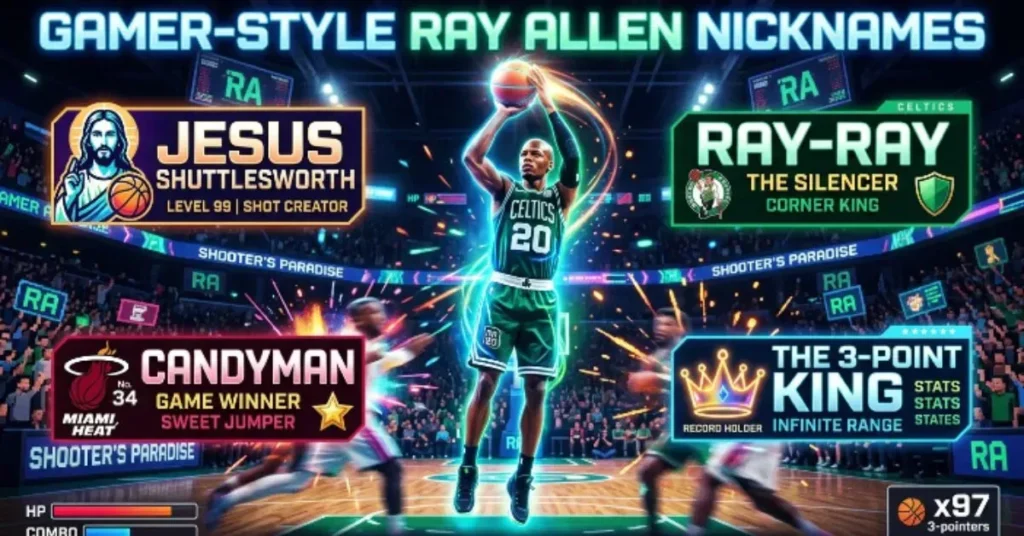Gamer-Style Ray Allen Nicknames
