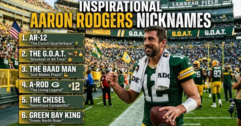 Inspirational Aaron Rodgers Nicknames
