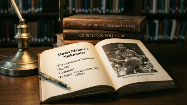 Moses Malone Nicknames in NBA History Books