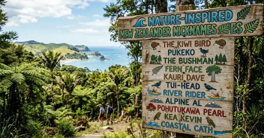 Nature-Inspired New Zealander Nicknames