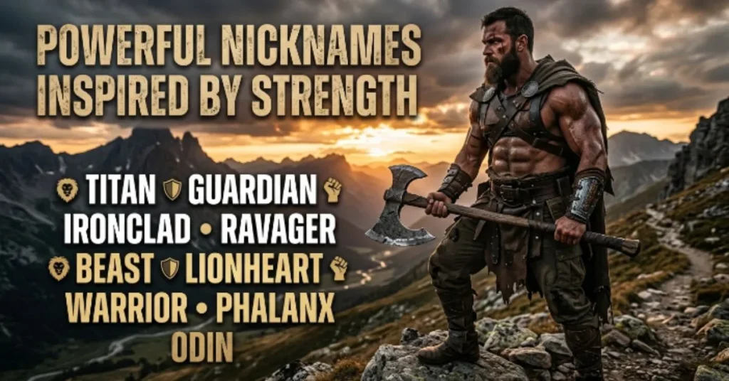 Powerful Nicknames Inspired By Strength