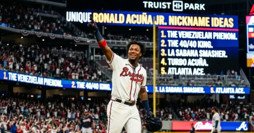 Unique Ronald Acuna Nickname Ideas