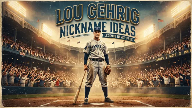 Classic Lou Gehrig Nicknames
