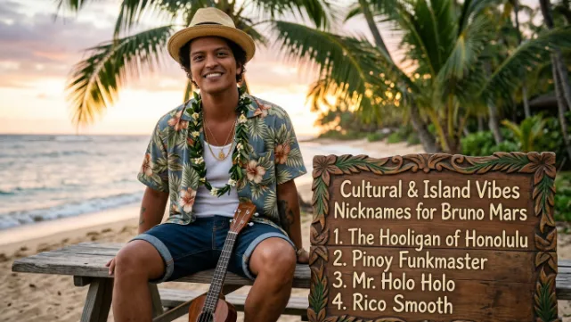 Cultural & Island Vibes Nicknames for Bruno Mars