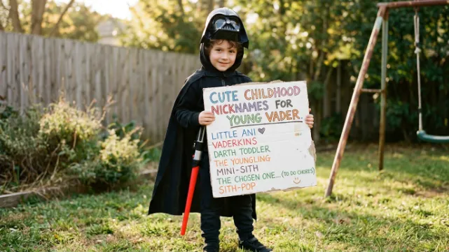 Cute Childhood Nicknames for Young Vader