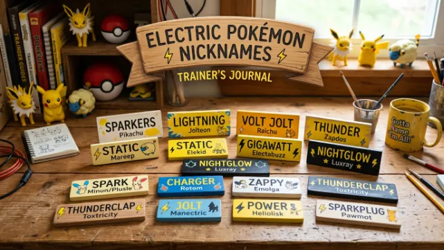 Electric Pokémon Nicknames