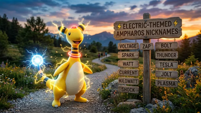 Electric-Themed Ampharos Nicknames
