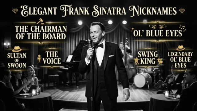 Elegant Frank Sinatra Nicknames