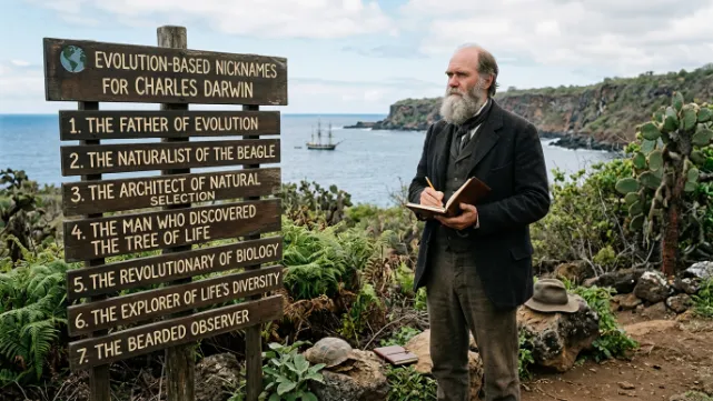 Evolution-Based Nicknames for Charles Darwin