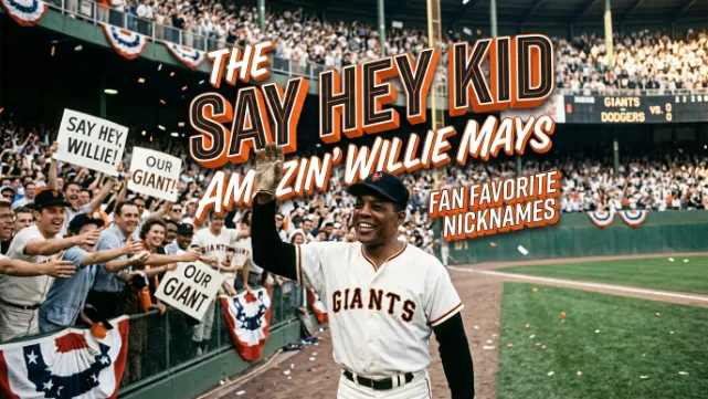 Fan Favorite Willie Mays Nicknames