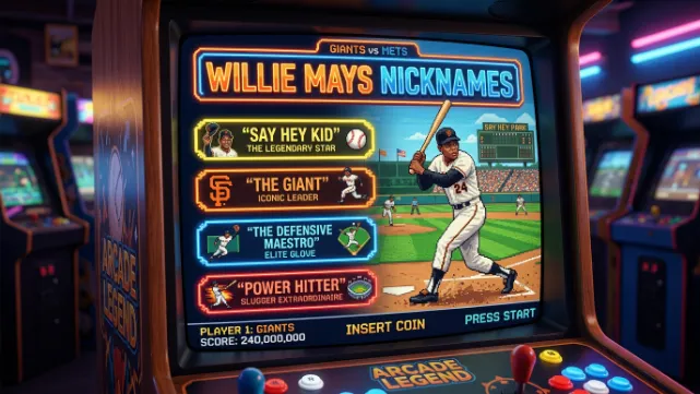 Gaming Style Willie Mays Nicknames