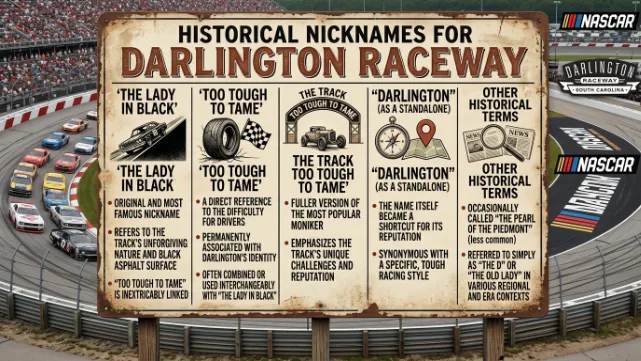 Historical Nicknames for Darlington Racewa