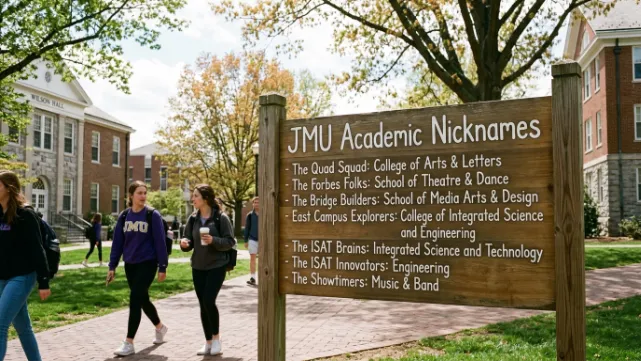 JMU Modern & Trendy Nicknames