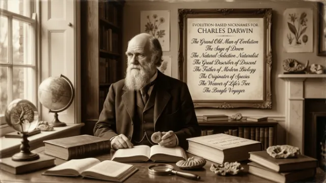 Nature-Inspired Nicknames for Charles Darwin