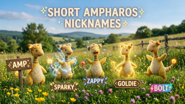 Short Ampharos Nicknames