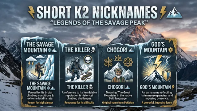 Short K2 Nicknames