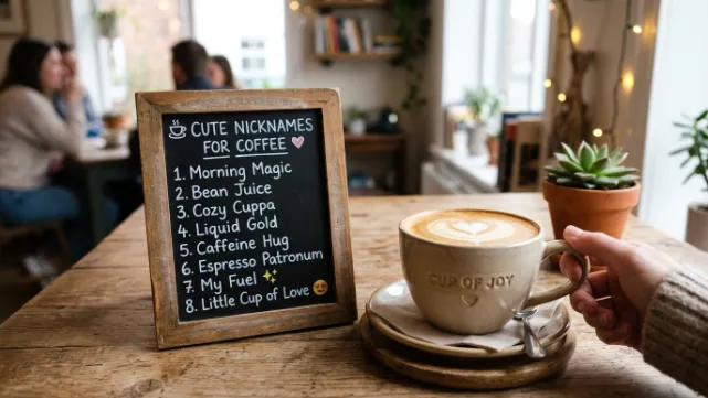 Cute Nicknames for Coffee